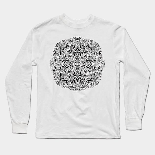 Mandala Long Sleeve T-Shirt by annapaff